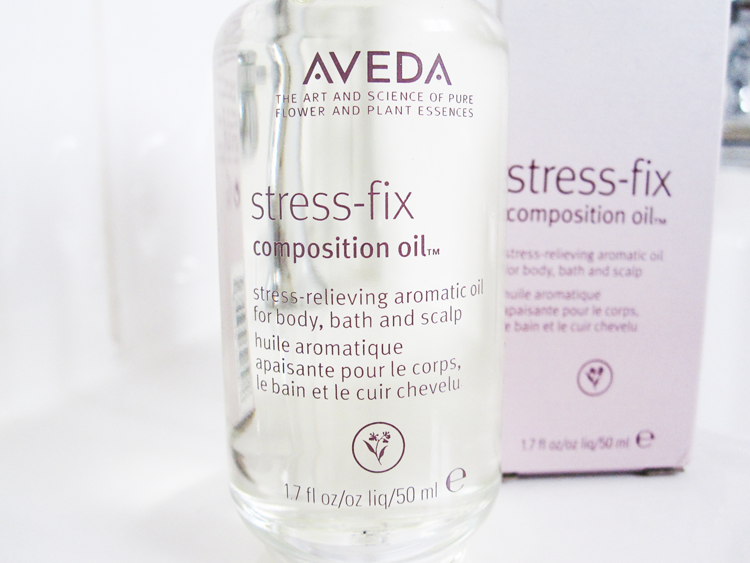 The Mid Week Pamper Treat Aveda StressFix Composition Oil review We