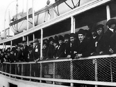 irish immigration ships