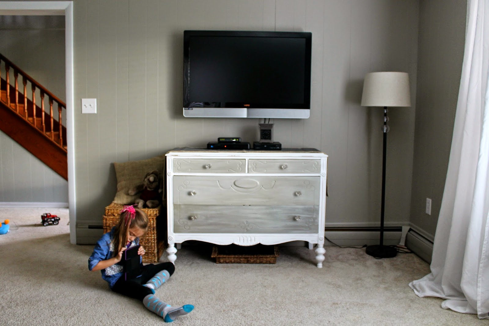 Grace Lee Cottage Antique TV Stand