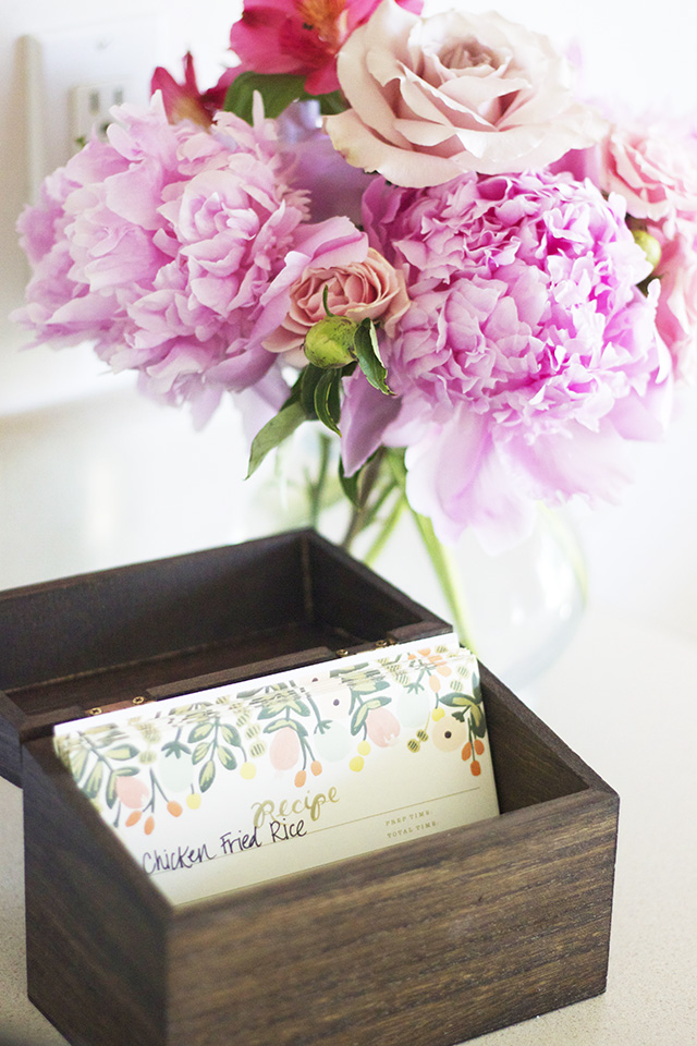 Recipe Box Giveaway Jean & Grace Designs Michaela Noelle Designs