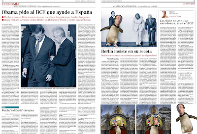 Francois Hollande, un pájaro bobo presidiendo Francia