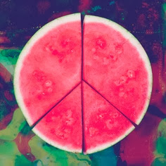 peace and watermelon