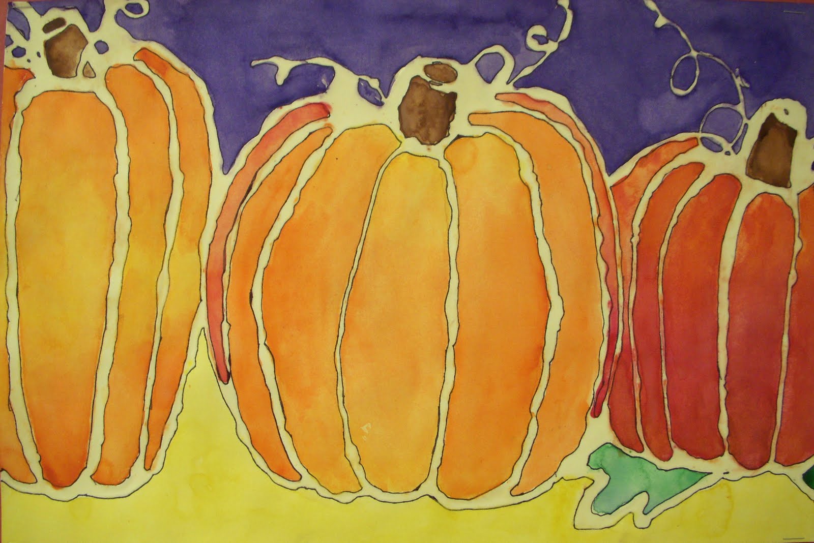 The Art Factory Glue Line Pumpkins
