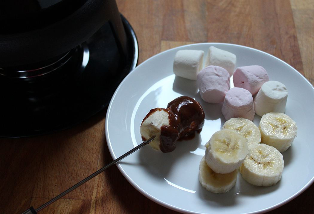 Toblerone Custard Fondue A Glug of Oil