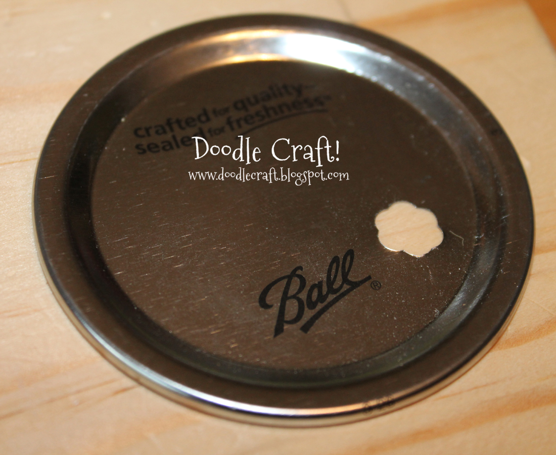 Doodlecraft DIY Mason Jar Straw Lids