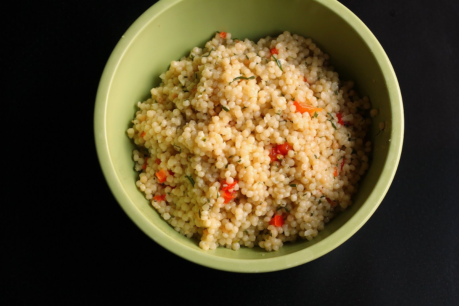 My Life On A Plate Rosemary and Red Pepper Couscous