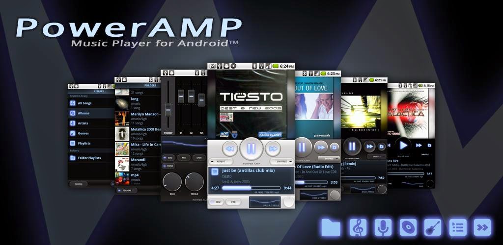 PowerAMP + Unlocker to FULL VERSION Horas Android Semua Tentang Android