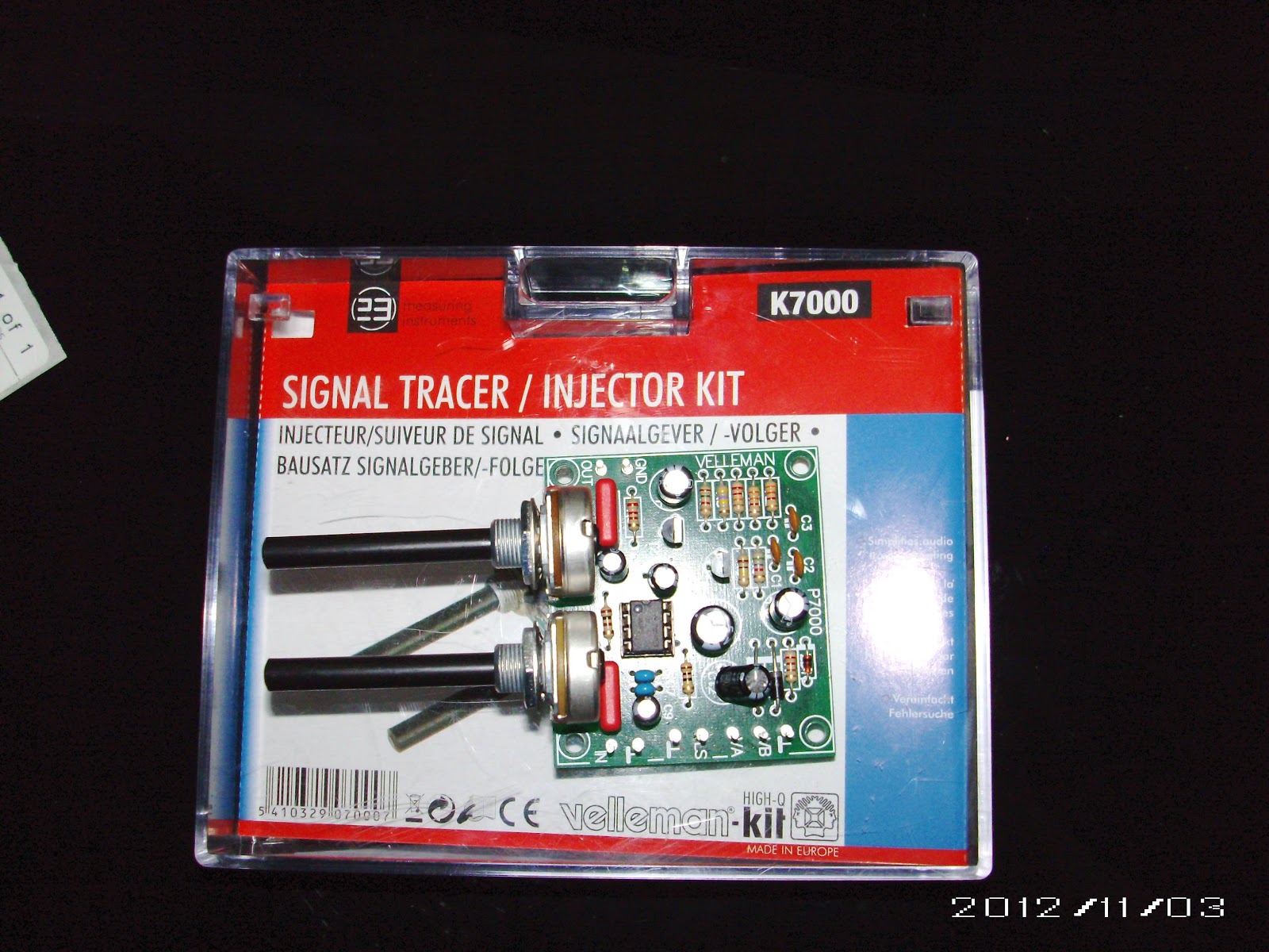 Electric Light K7000 Signal Tracer / Injector Kit by Velleman