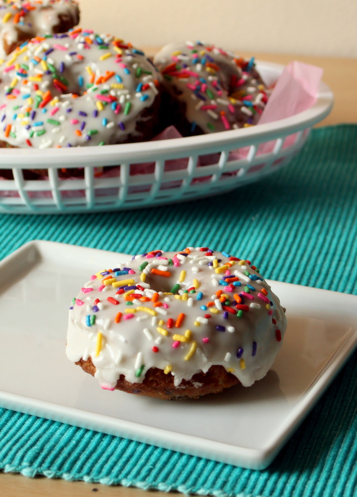 Badger Kitchen: Funfetti Birthday Cake Doughnuts
