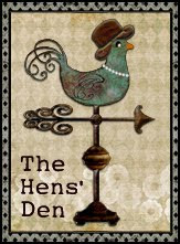 I design for The Hens' Den Design team