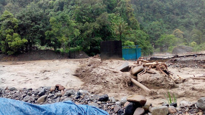 Keadaan Banjir Lumpur di Sungai Kadamaian Membimbangkan!