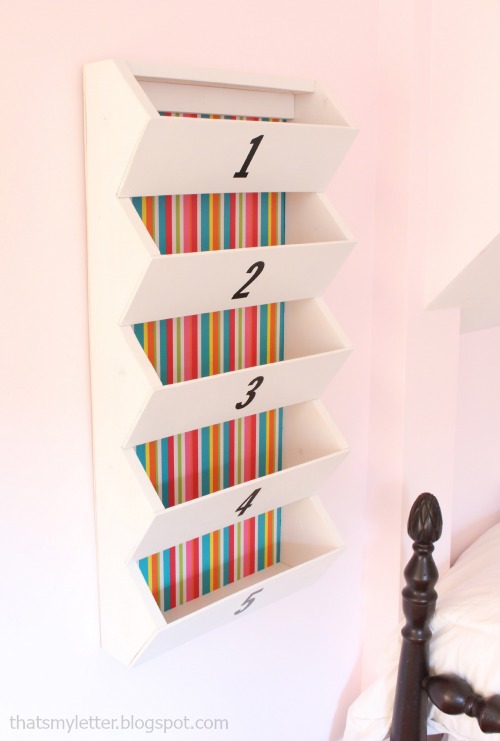 That's My Letter DIY Wall Bins