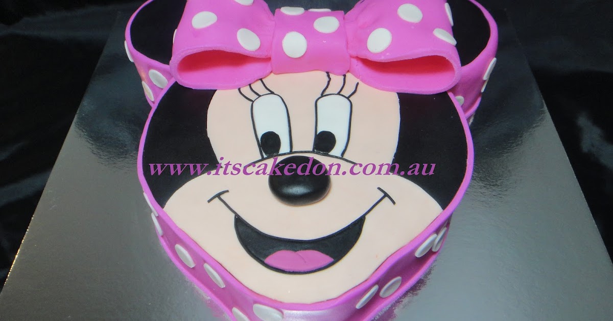 It's Caked On: Lia's 3rd Birthday Minnie Mouse Cake