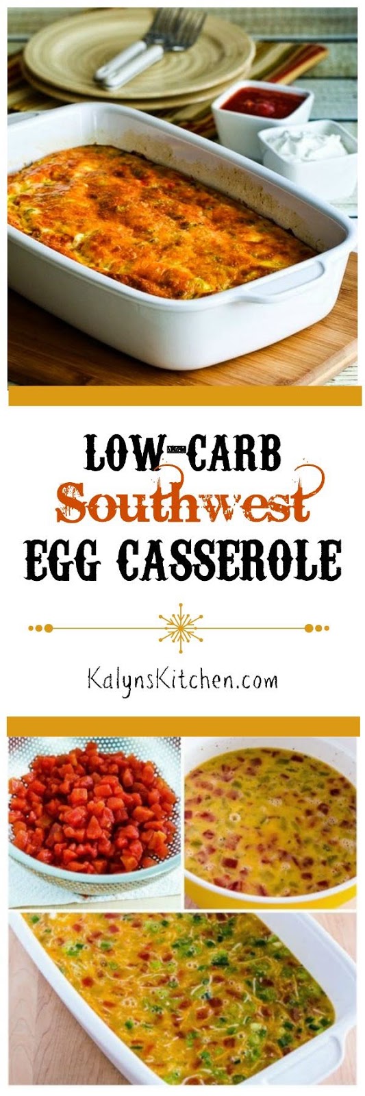 LowCarb Southwest Egg Casserole Kalyn's Kitchen