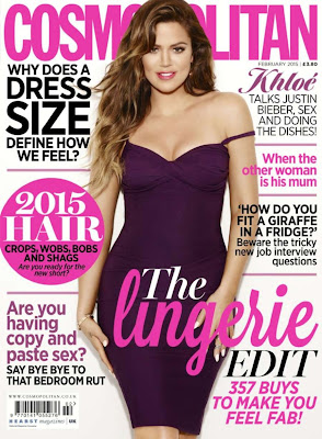 Khloe Kardashian Cosmopolitan UK Magazine February 2015