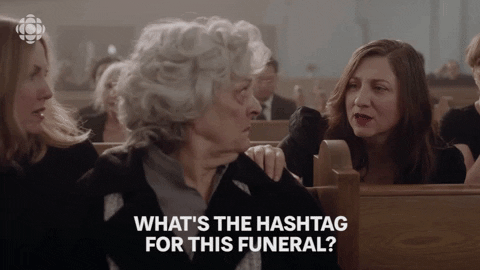 Young people today at funerals ~