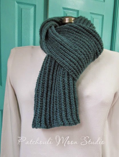 Patchouli Moon Studio: Mistake Rib Knit Scarf