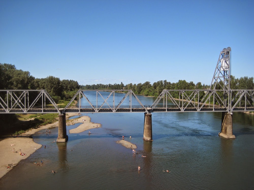 Oregon Gallery Union Street Railroad Bridge & West Salem