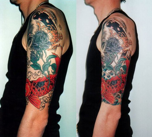 Next of my Japanese Sleeve Tattoos is this beautiful Japanese Sleeve Dragon