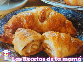 Receta De Croissants De Jamón Y Queso
