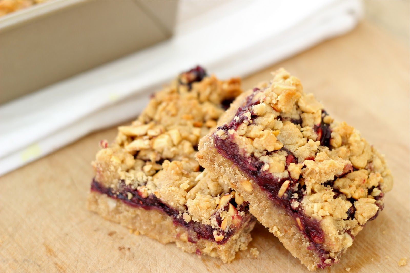 Jenny Steffens Hobick Peanut Butter & Jelly Bars