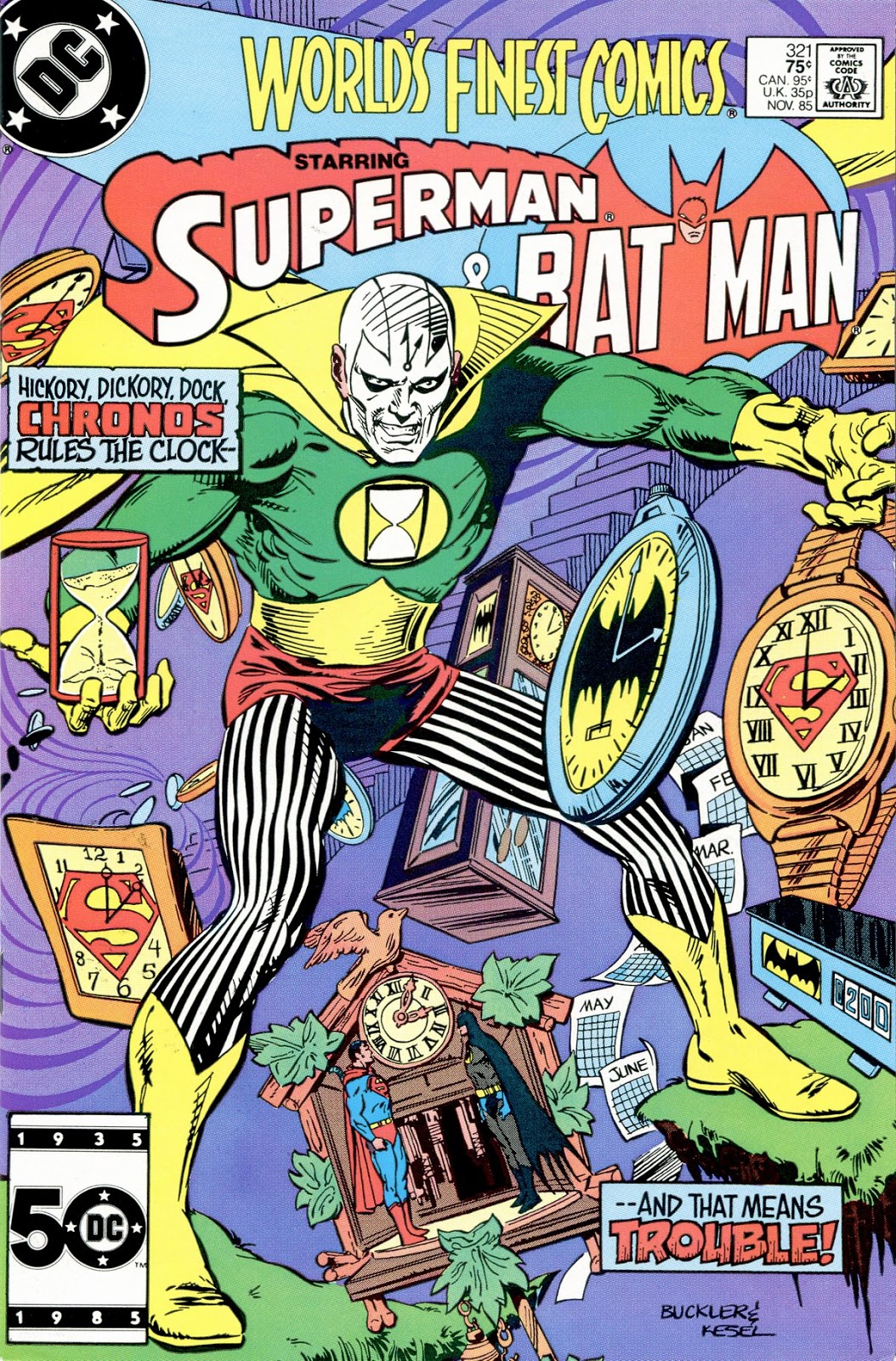 Worlds Finest 321 November 1985 Worlds Finest 321 November 1985