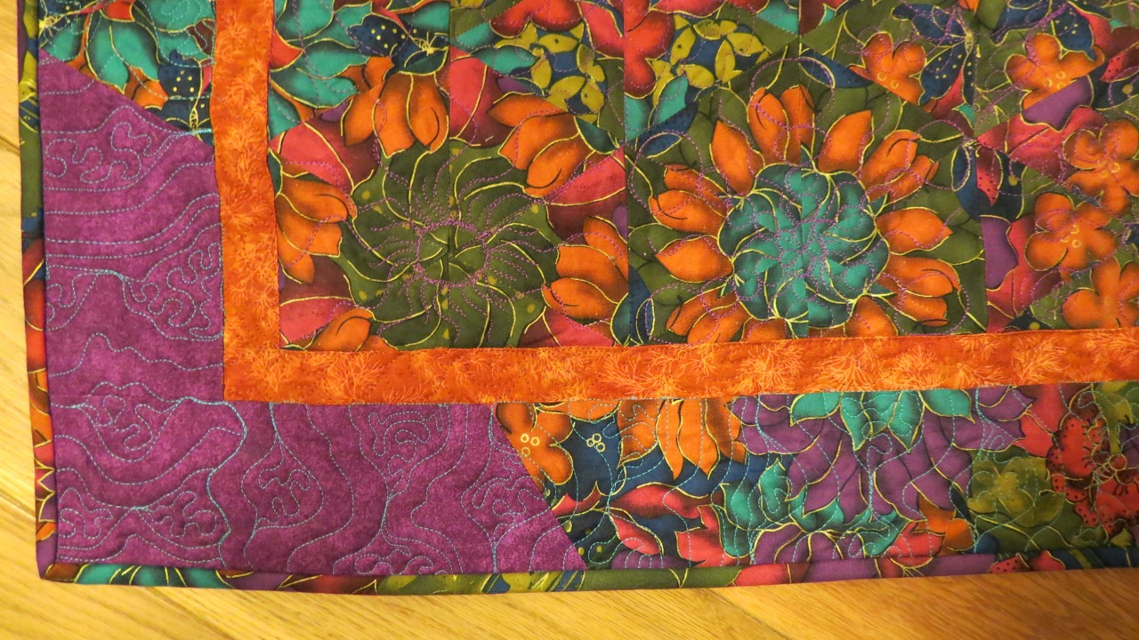 NickersMarie One Block Wonder with Floral Master Fabric