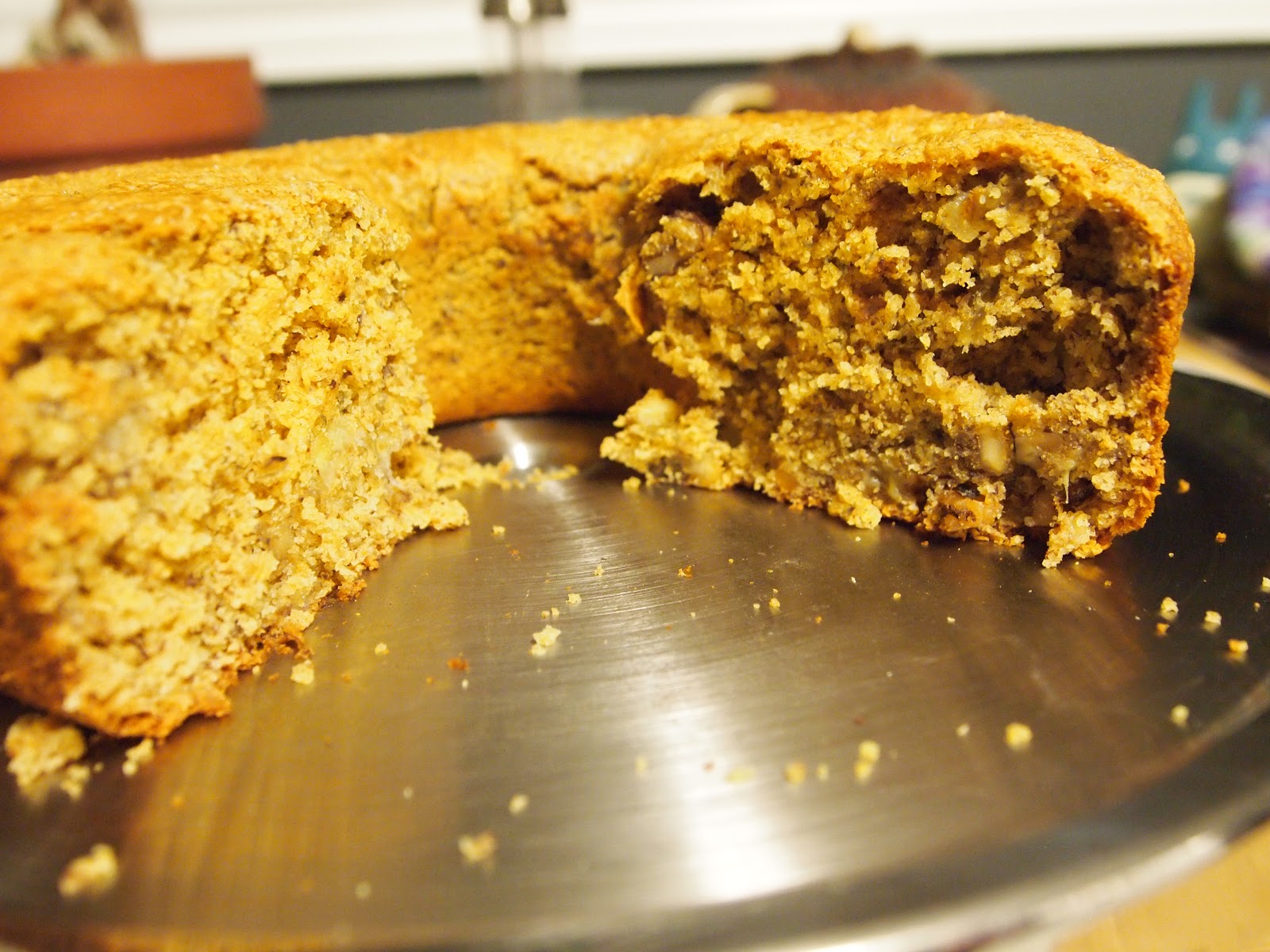 Where the Veggies Are Banana Bread in a Bundt Pan
