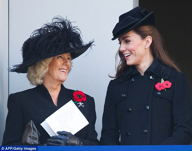 Style and Fashion of Kate Middleton: Kate Middleton in Black Double