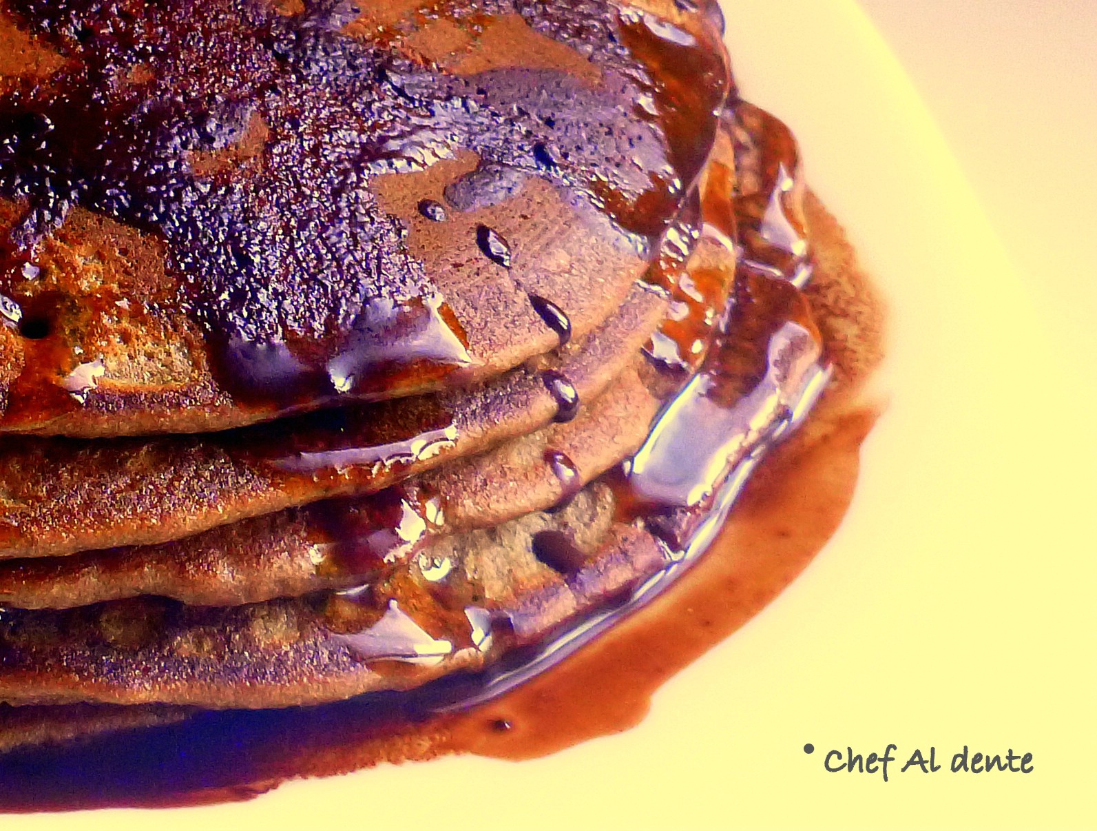 Chef Al dente Eggless Chocolate Pancakes