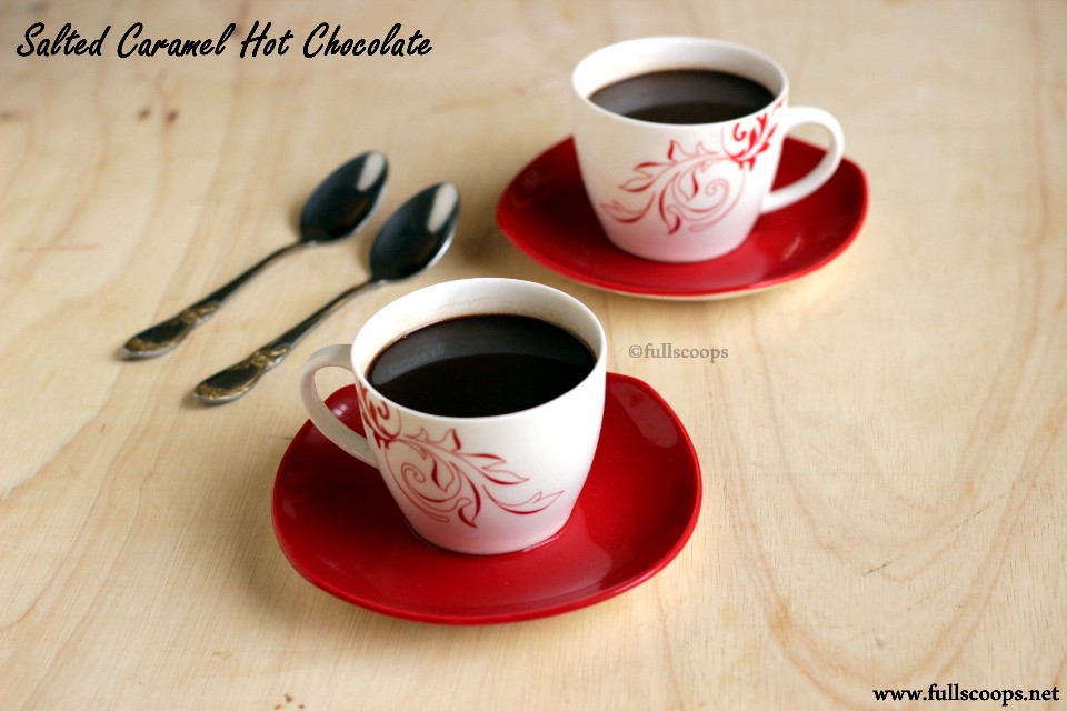 Salted Caramel Hot Chocolate Full Scoops A food blog with easy