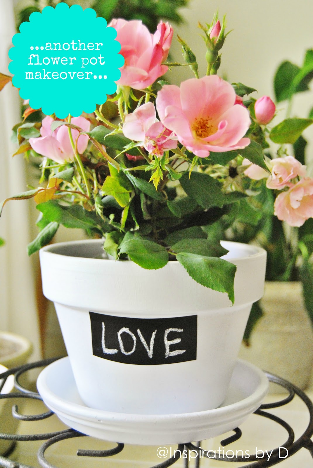 Inspirations by D DIY Message Flower Pots