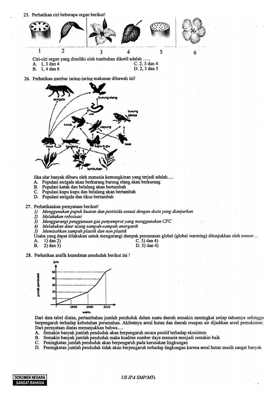 Blog Aris Subranto Soal Ujian Sekolah Ipa Smp Tahun 2014 Dari Diknas Tangerang Halaman 5 8