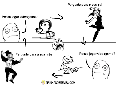 pais trolls tirinha