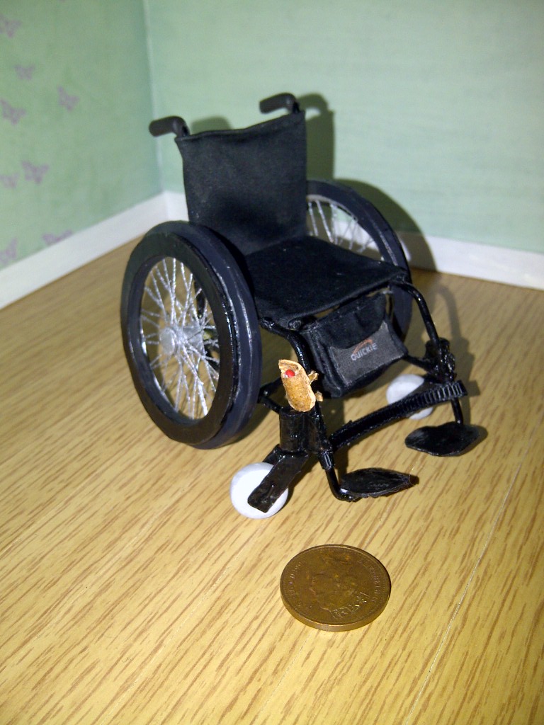 Teeny Tiny Things Miniature 1/12th Scale Wheelchair