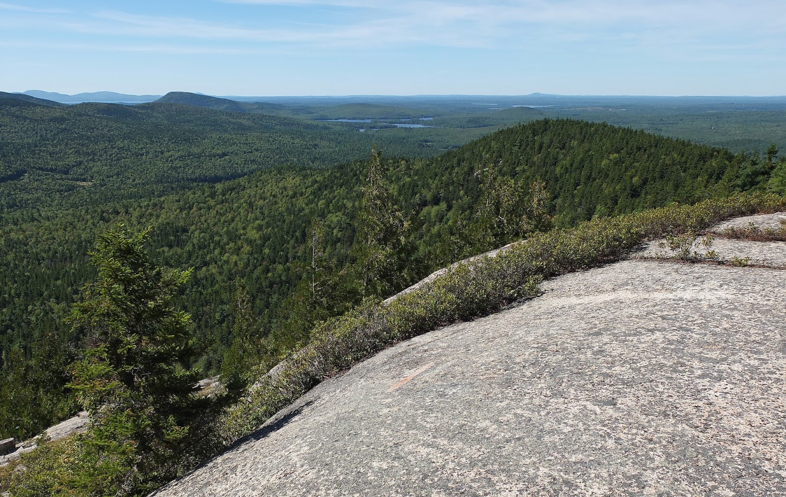 Hiking in Maine with Kelley 9/6/13 Tunk Mountain
