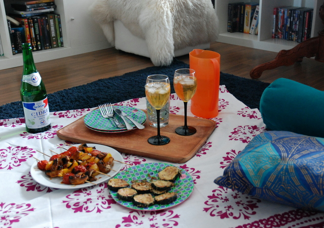 Bones And Lilies: Living Room Picnic