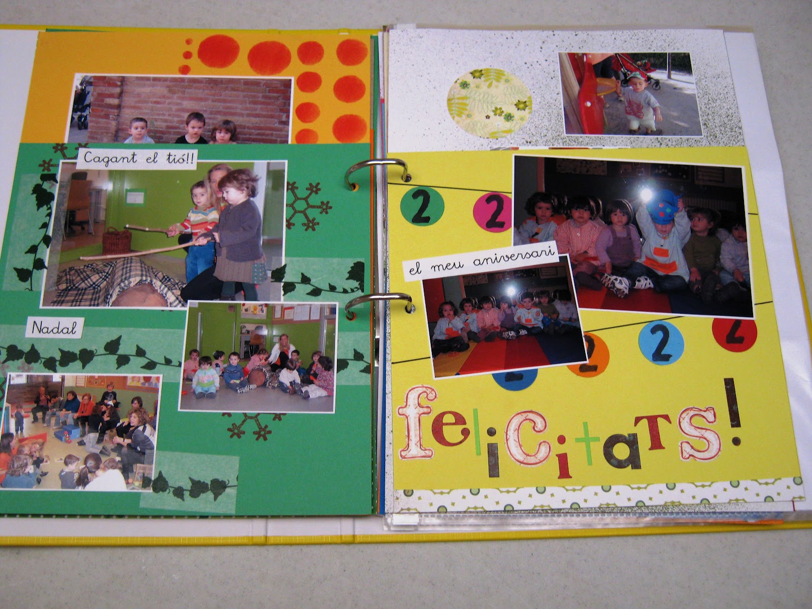 patchandscrapwords Album Escolar