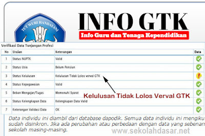 Penyebab Guru Tidak Lolos Verval GTK dan Solusinya