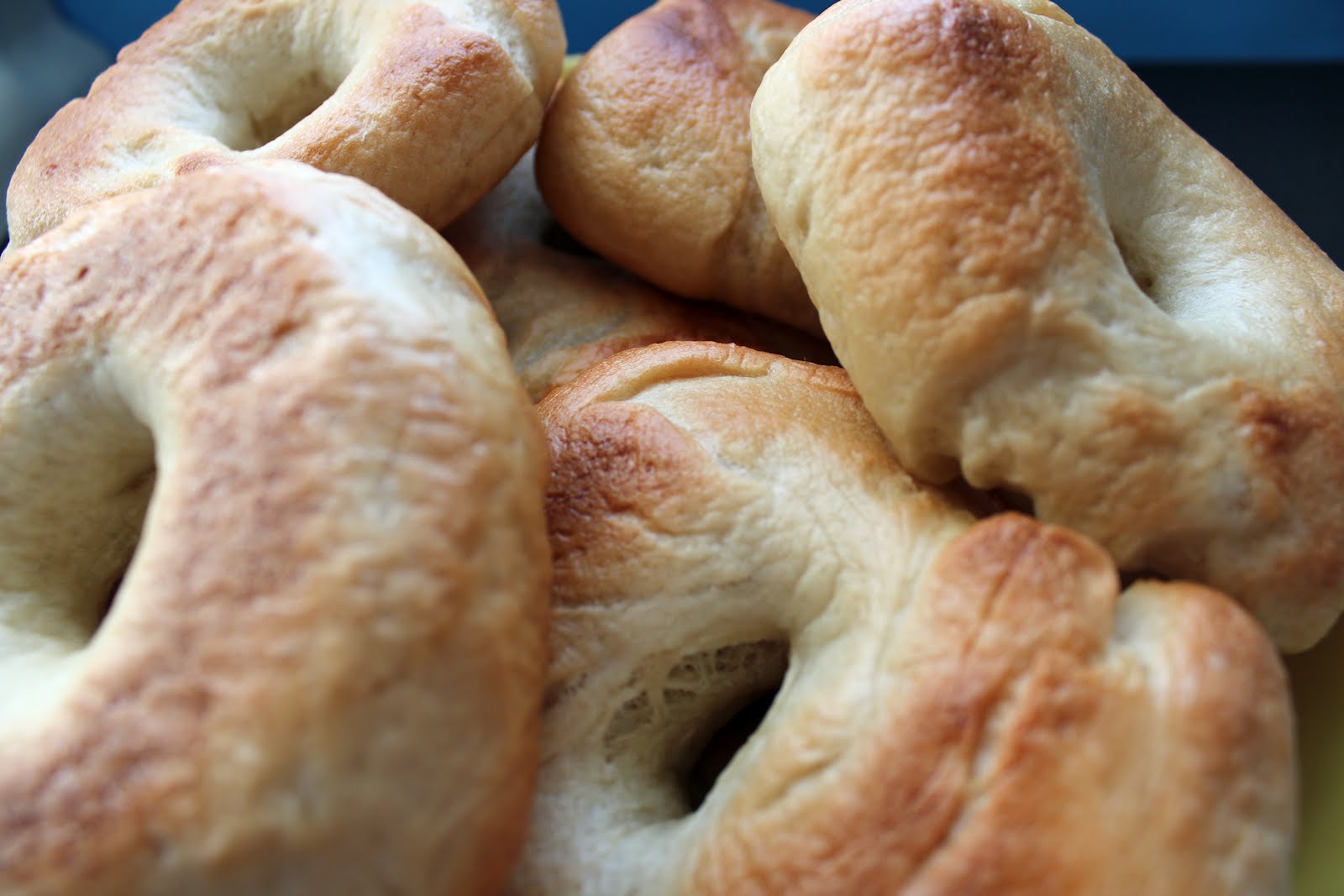 Homemade bagels and english muffins