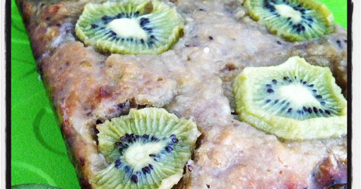 Pastry School Diaries Malibu Rum Glazed Kiwi & Coconut Cake