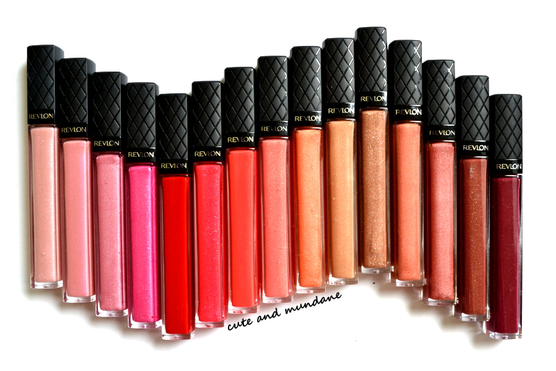 Cute and Mundane A rainbow of Revlon Colorburst lip glosses review