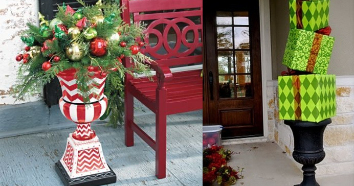 Adornos navideños para el exterior - CASAS IDEAS