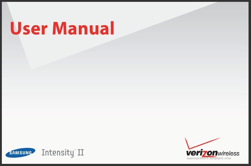 Samsung U460 Intensity Ii User Manual Samsung U460 Intensity Ii User Manual