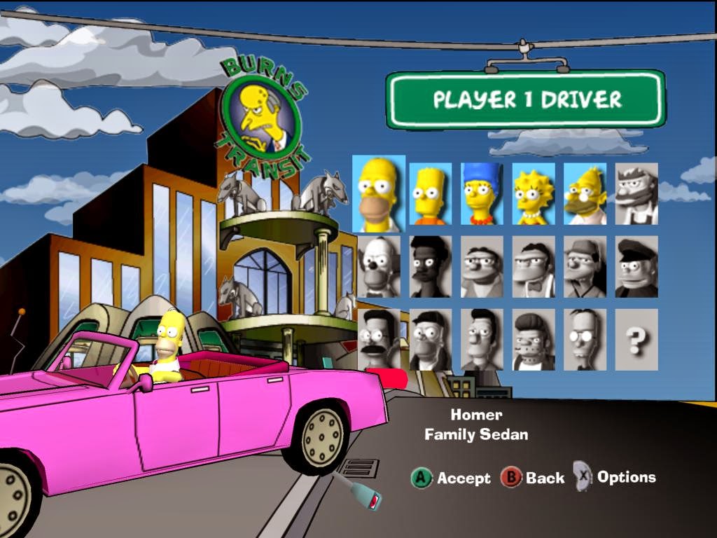 Simpsons Road Rage Secret Character