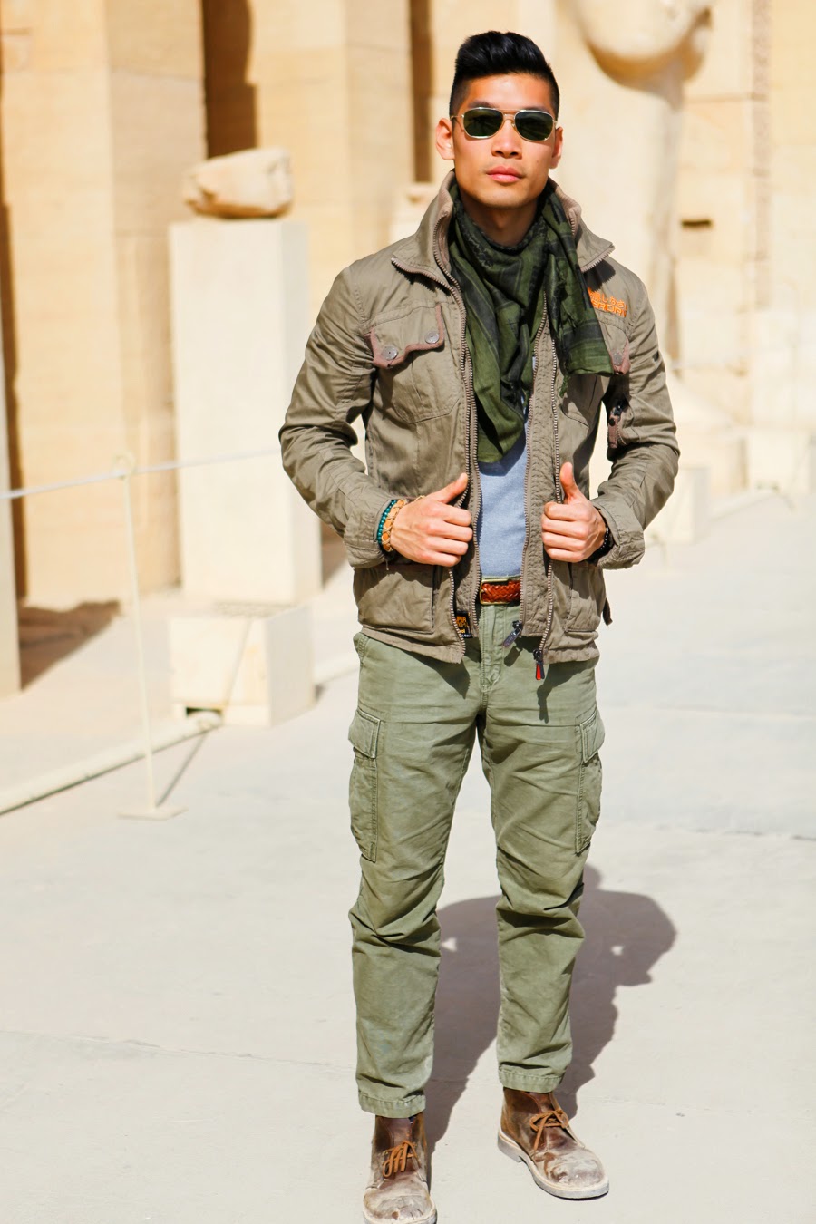 Levitate Style - Luxor, Egypt Outfit, Superdry