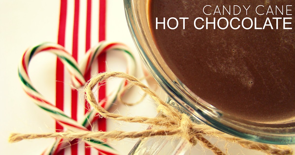 Candy cane hot chocolate