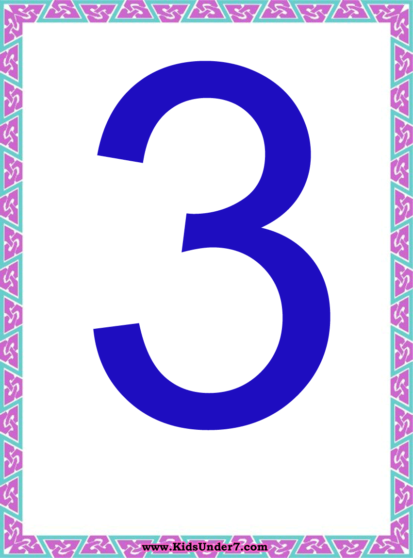 numbers 1 through 10
