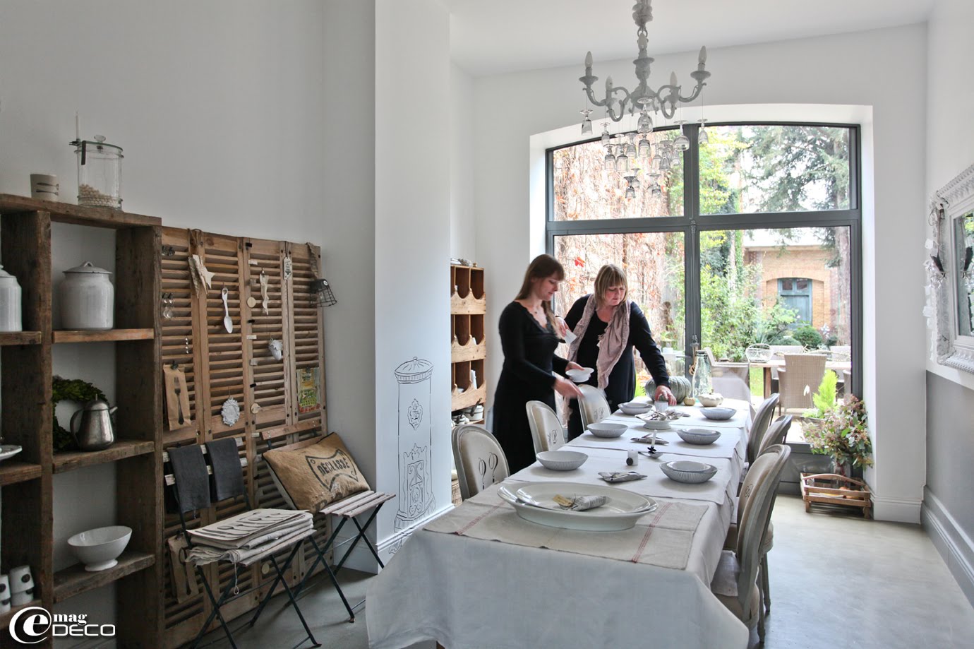 Salle à manger de Chantal auteure du blog 'L'Univers d'Anaïs'