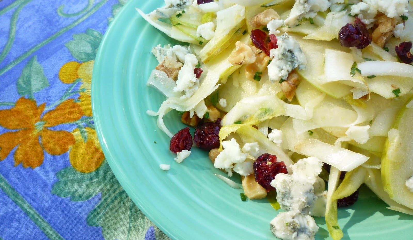For Love of the Table Autumn Salad with Apples & Shaved Fennel